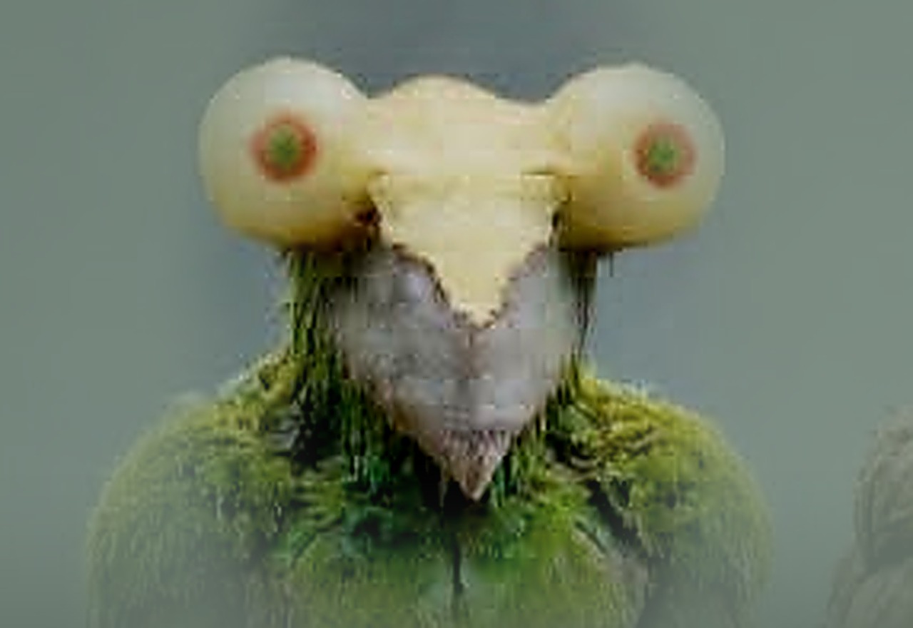 Moss Strider — Creanature™ Trading Card Art