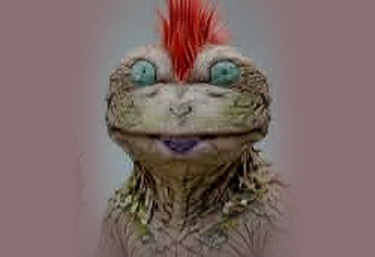 Thorn Saurian — Creanature™ Trading Card Art